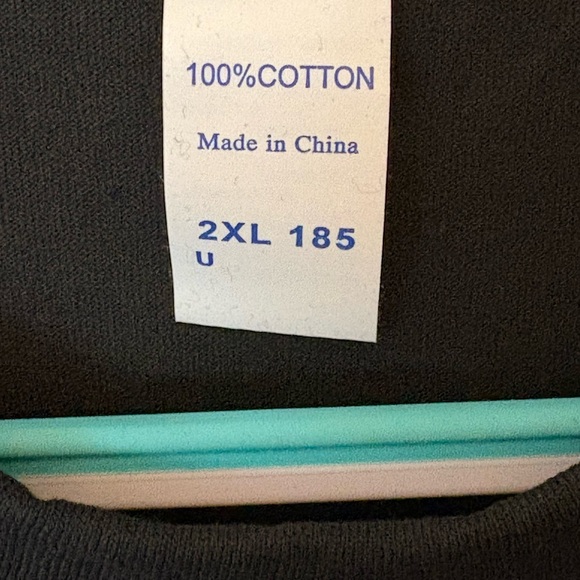 🆕Black And Turquoise Graphic T-Shirt With Boots And Hat Design. Size 2X. NWT. - Picture 7 of 8